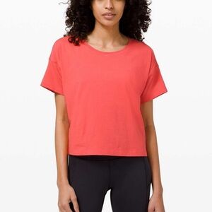 Lululemon Cates Tee - Pink Punch